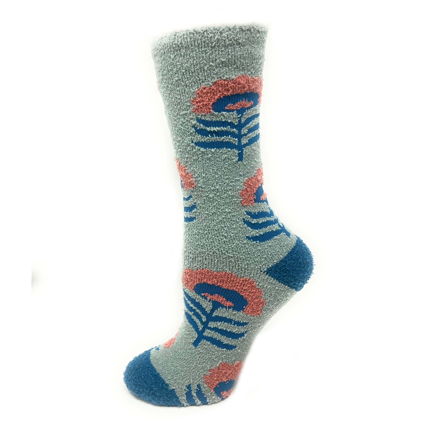 Hazel Grip Socks Premium Crew Socks- Sock It Up Sock
