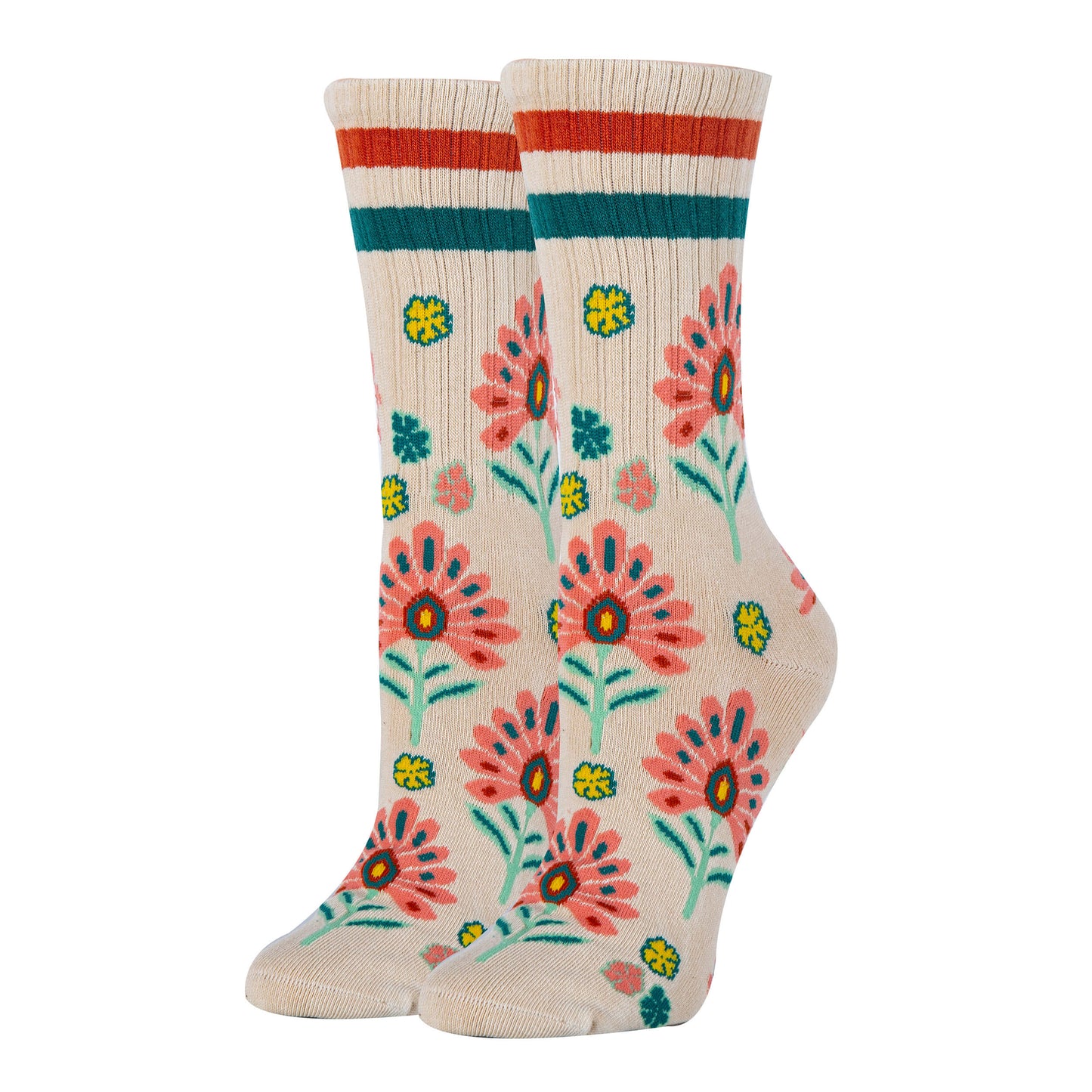 Wild Flowers Athletic Socks