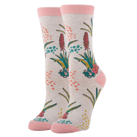 Aloe Vera Socks | Fashion Dress Socks for Women