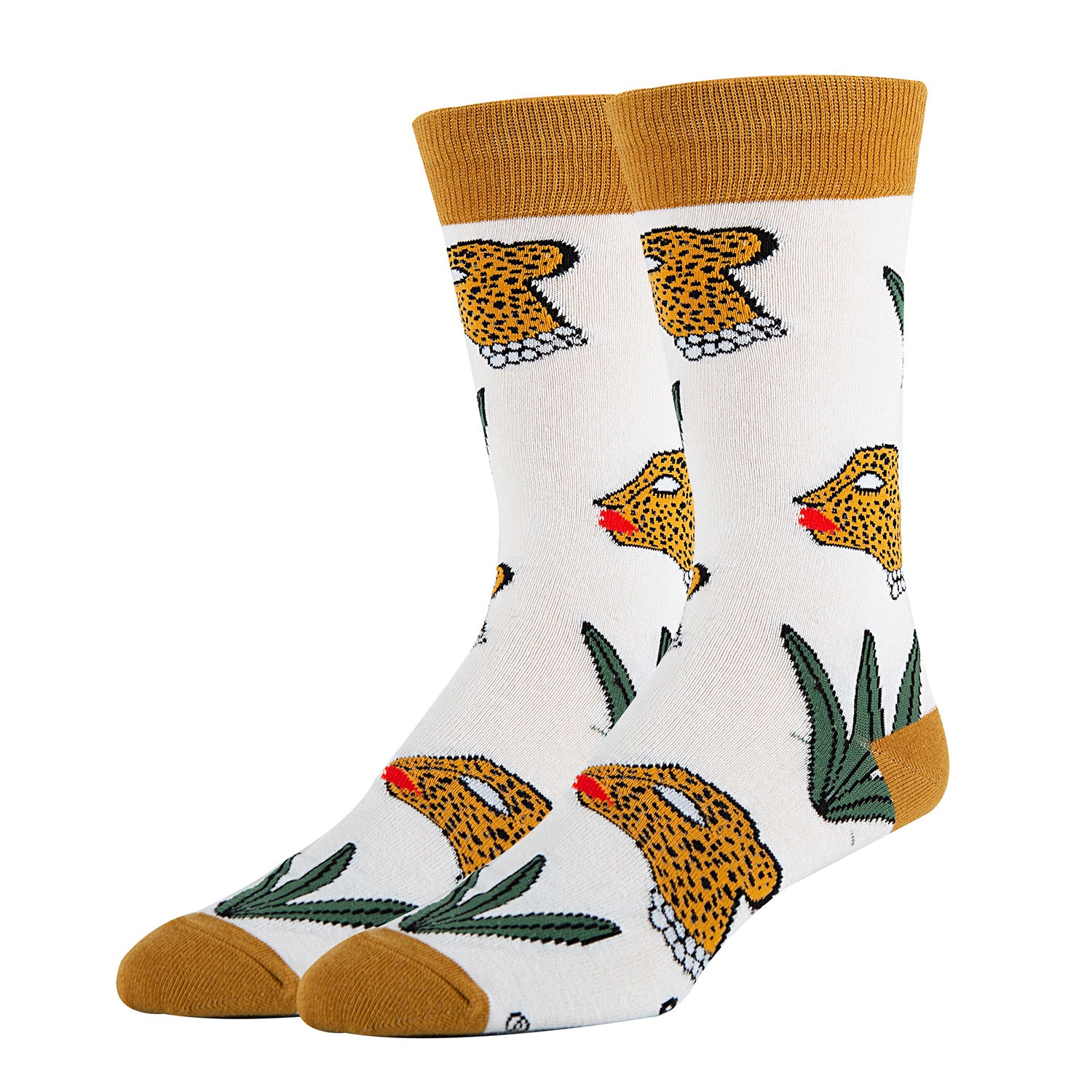 Love Sock Company Tiger Cotton Women's Crew Socks