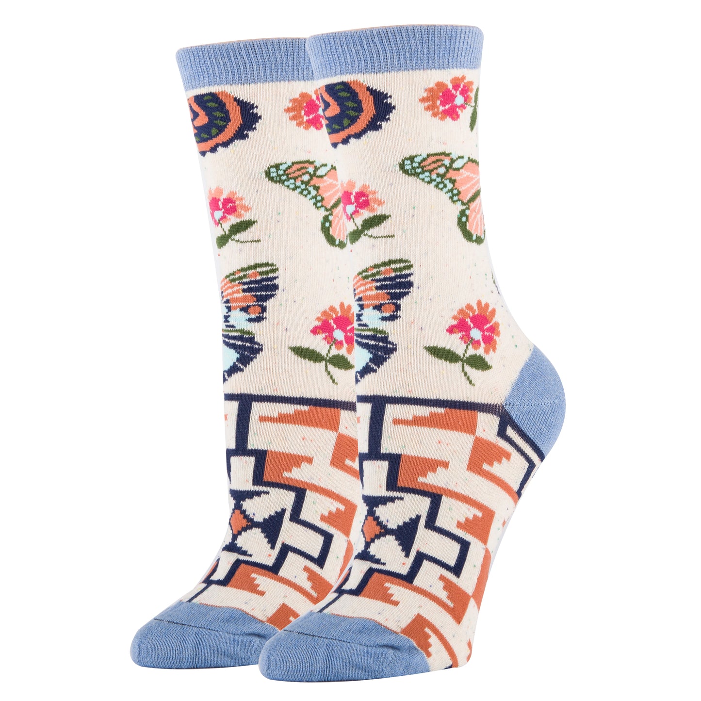 Butterfly Print - Sock It Up Sock Co