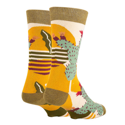 Sol De Cactus Socks Premium Crew Socks- Sock It Up Sock