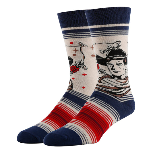 Cowboys Cry Socks Premium Crew Socks- Sock It Up Sock