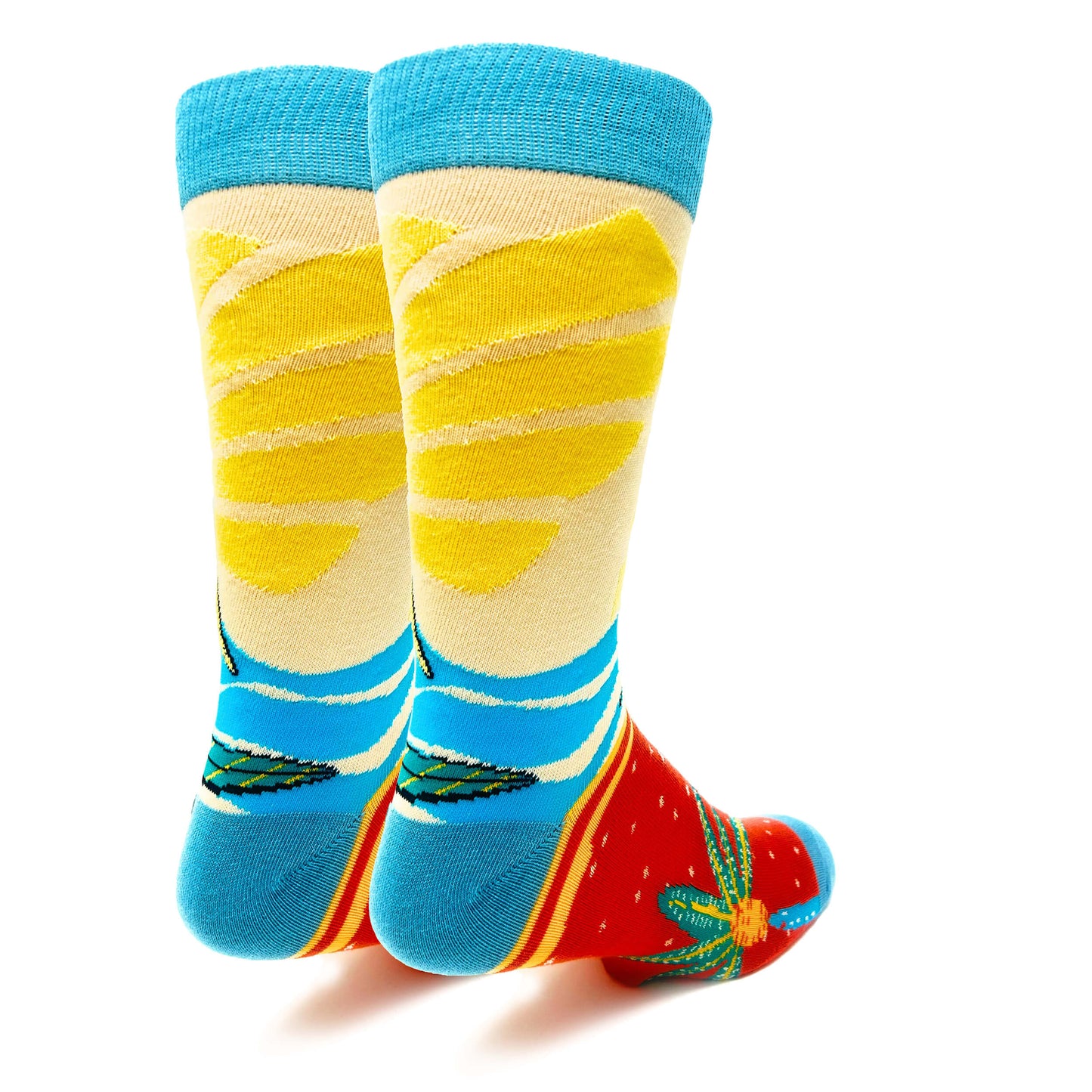 Sunshine Vibes Socks Premium Crew Socks- Sock It Up Sock