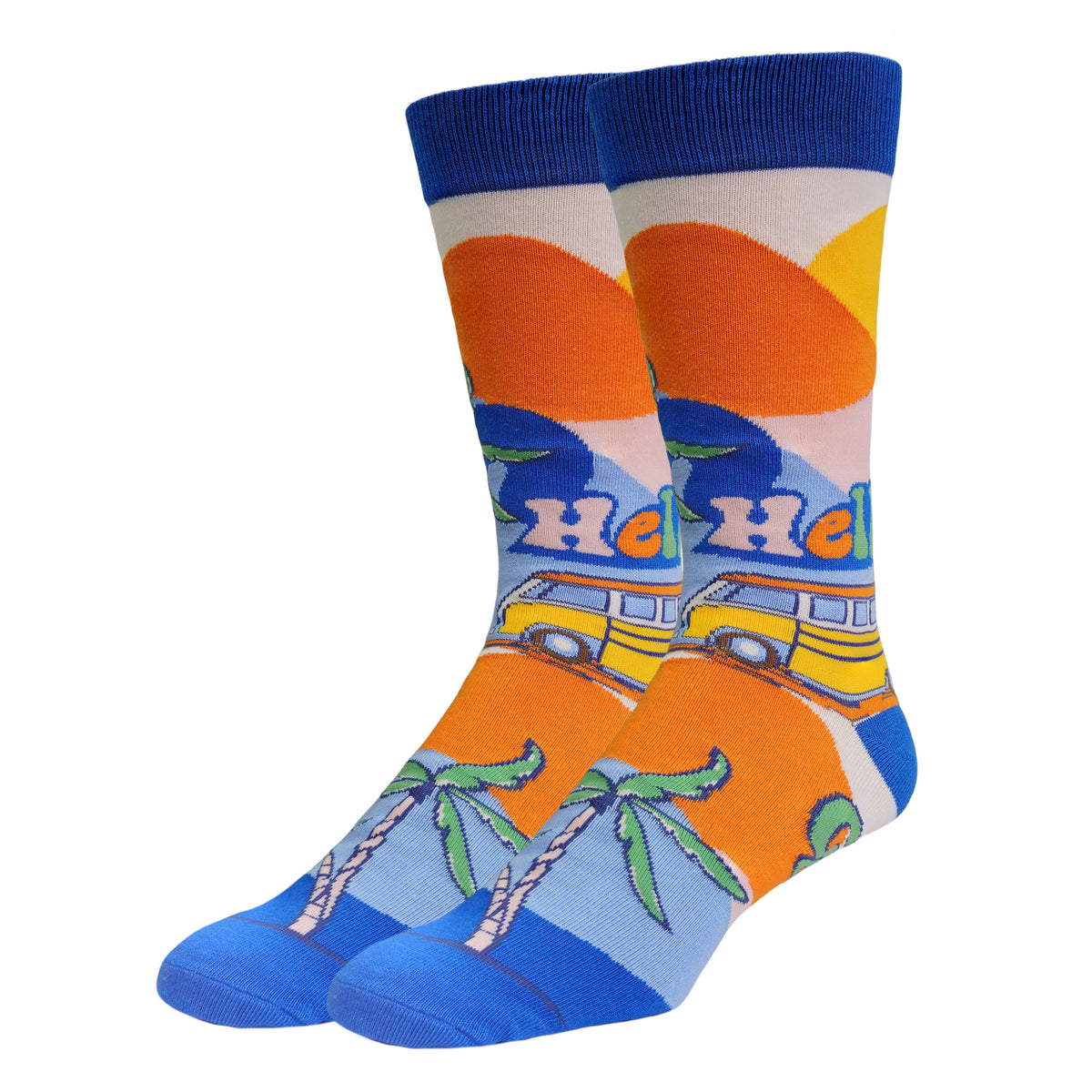 Hello Goodbye Socks Premium Crew Socks- Sock It Up Sock