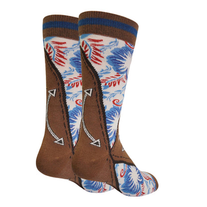 Urban Cowboy Socks Premium Crew Socks- Sock It Up Sock