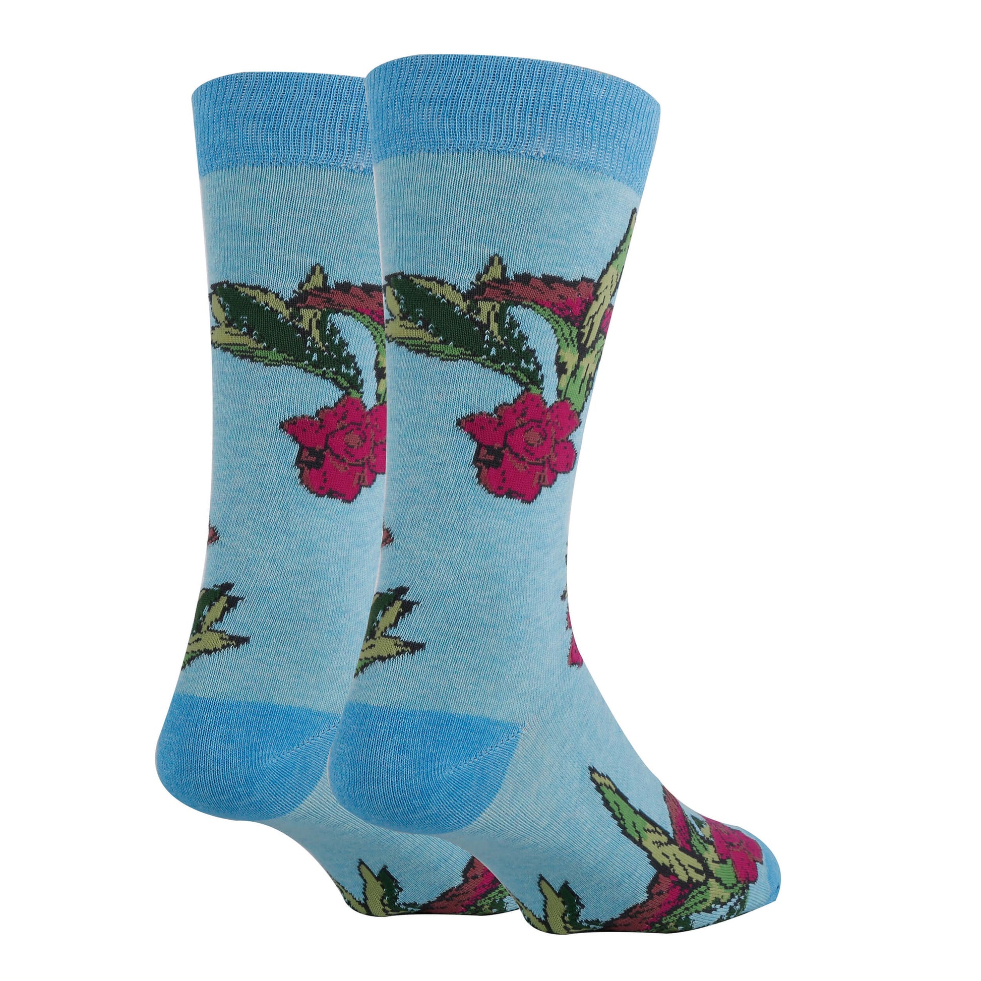 Corpse Floral Socks Premium Crew Socks- Sock It Up Sock