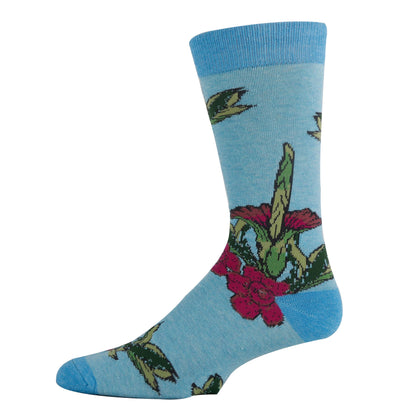 Corpse Floral Socks Premium Crew Socks- Sock It Up Sock