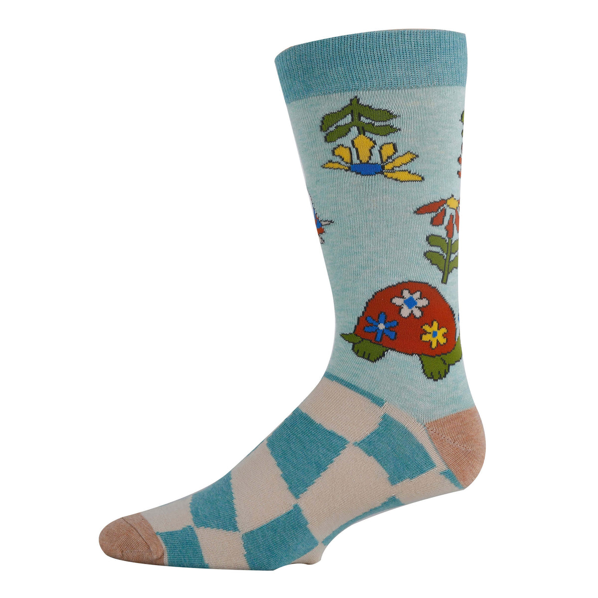 Groovy Turtle Socks Premium Crew Socks- Sock It Up Sock