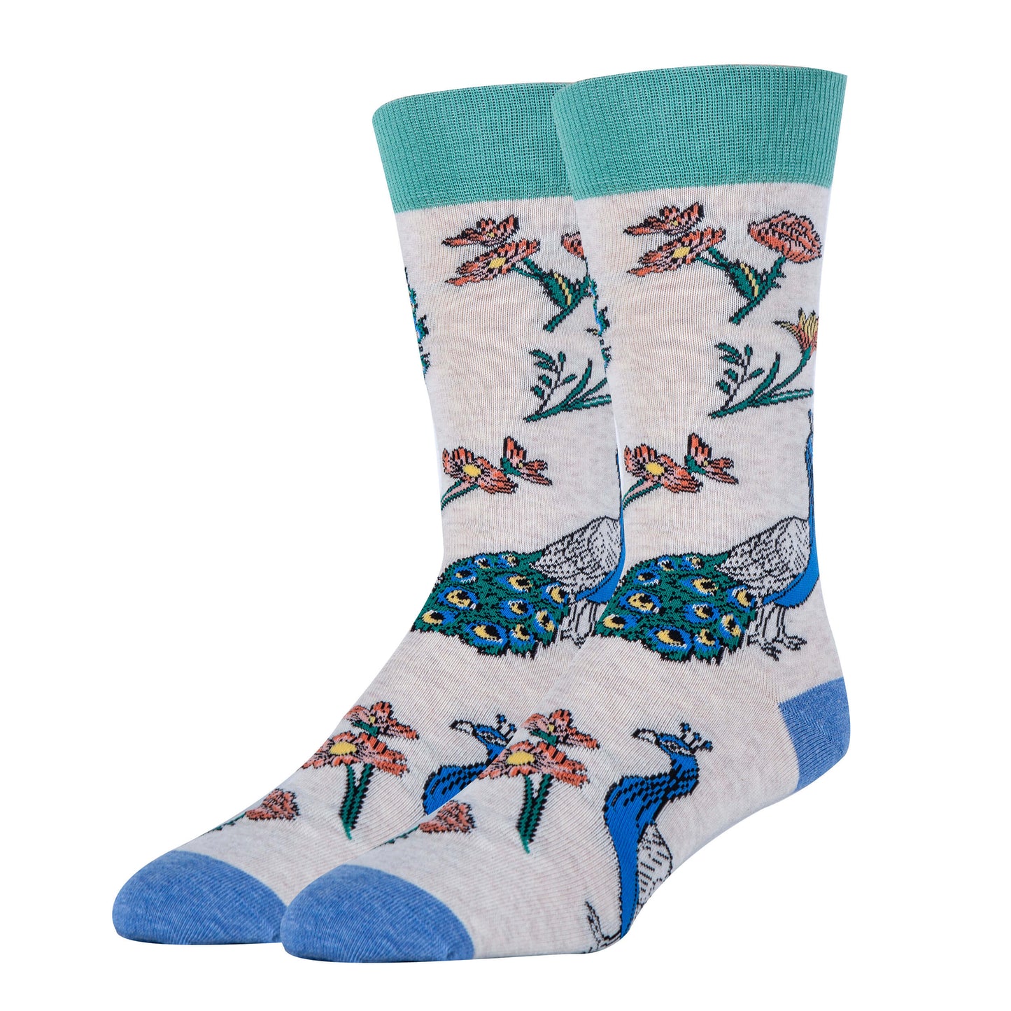 Peacock Bloom Socks