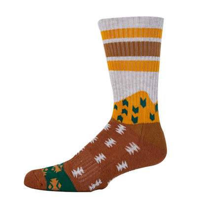 Mountain Dew Athletic Socks Premium Crew Socks- Sock It Up Sock