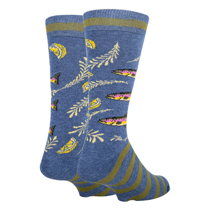 Water Trails Socks Premium Crew Socks- Sock It Up Sock