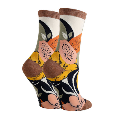 Aurora Fern Socks Premium Crew Socks- Sock It Up Sock