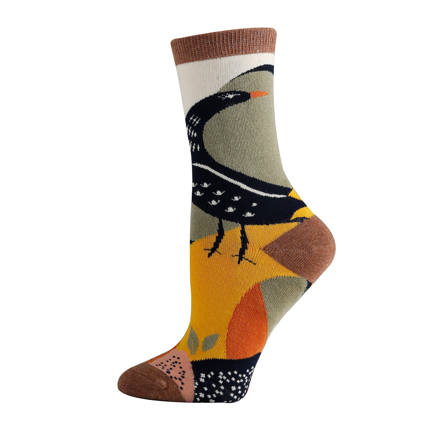 Aurora Fern Socks Premium Crew Socks- Sock It Up Sock