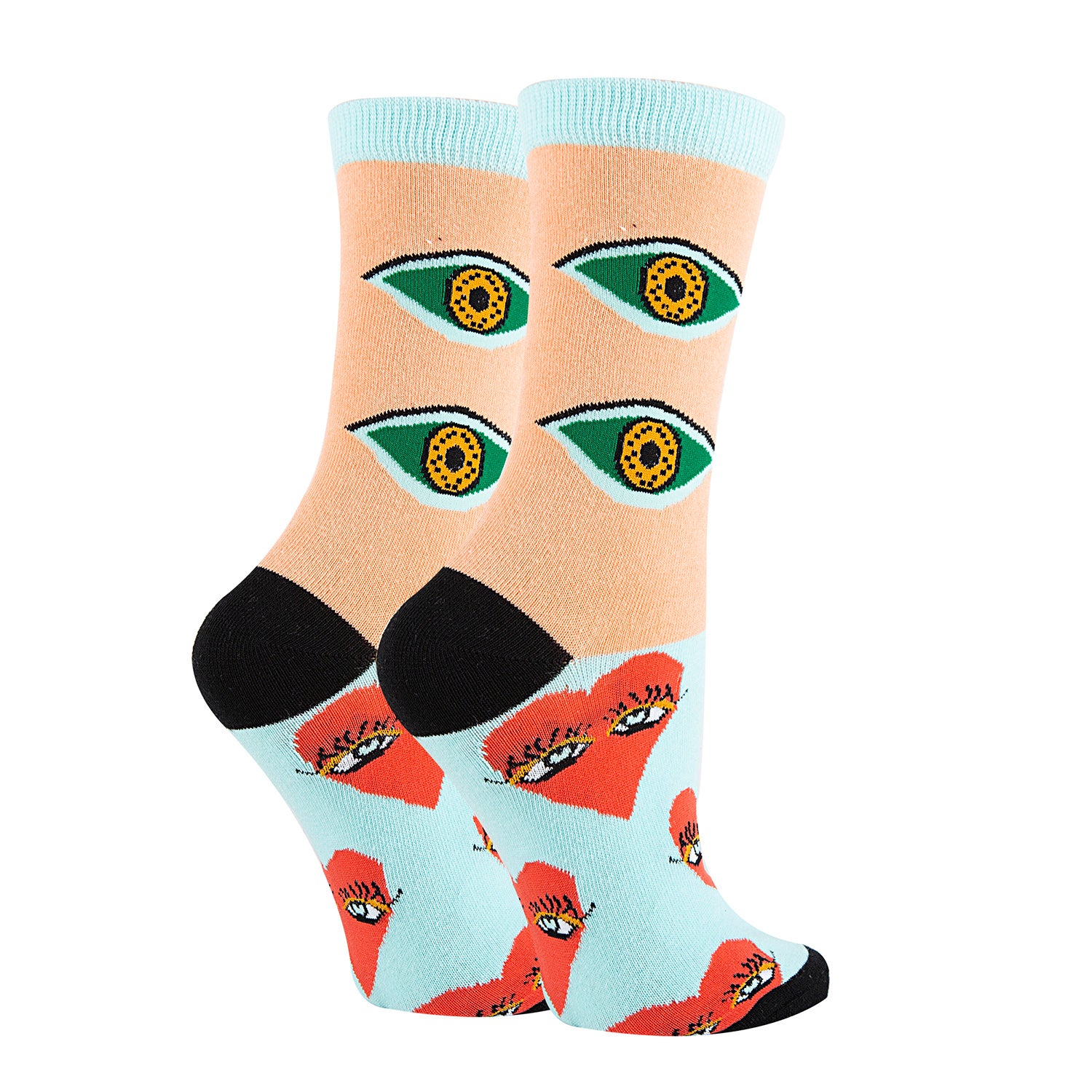 EYE Love It Socks Premium Crew Socks- Sock It Up Sock