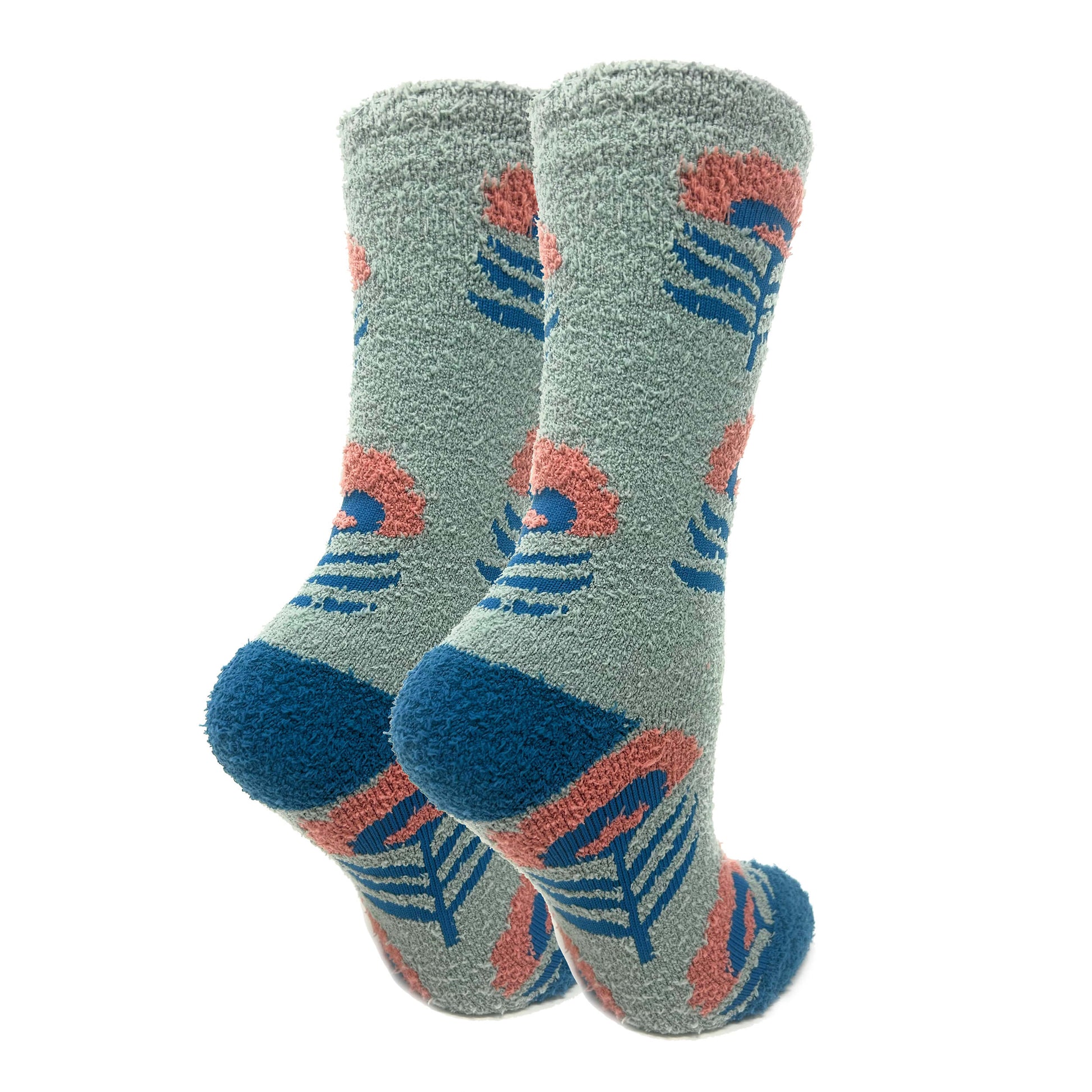 Hazel Grip Socks Premium Crew Socks- Sock It Up Sock