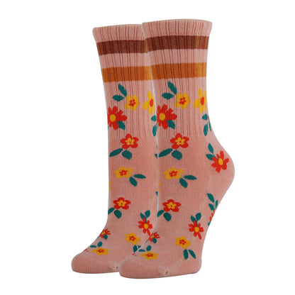 Full Bloom Socks Premium Crew Socks- Sock It Up Sock
