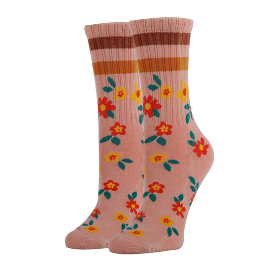 Full Bloom Socks Premium Crew Socks- Sock It Up Sock