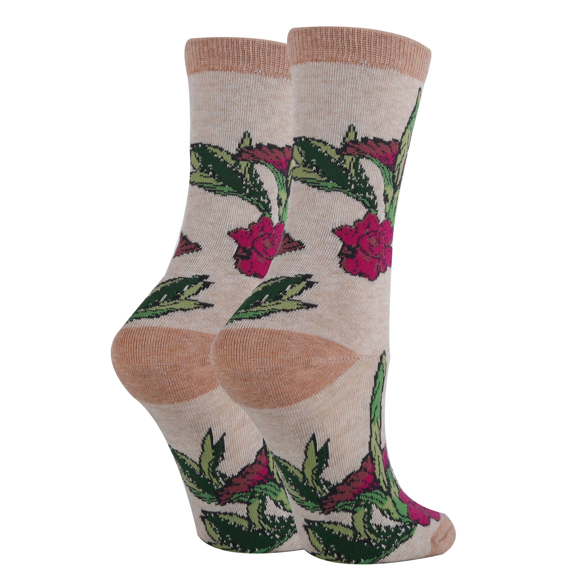 Corpse Floral Socks Premium Crew Socks- Sock It Up Sock