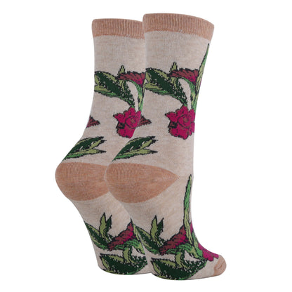 Corpse Floral Socks Premium Crew Socks- Sock It Up Sock