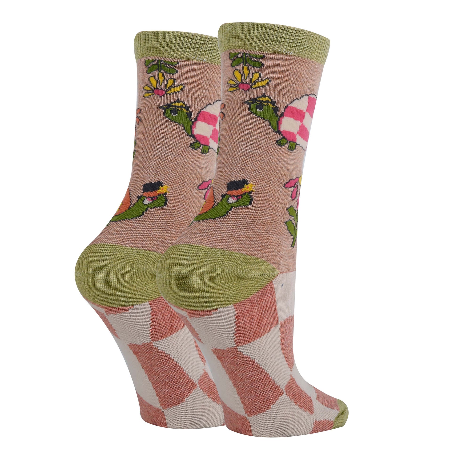 Groovy Turtle Socks Premium Crew Socks- Sock It Up Sock