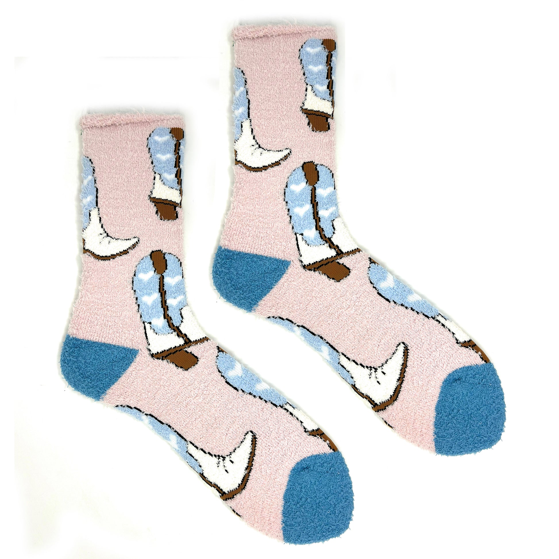 These Boots Grip Socks Premium Crew Socks- Sock It Up Sock