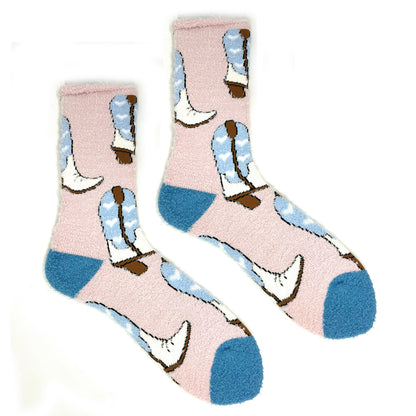 These Boots Grip Socks Premium Crew Socks- Sock It Up Sock