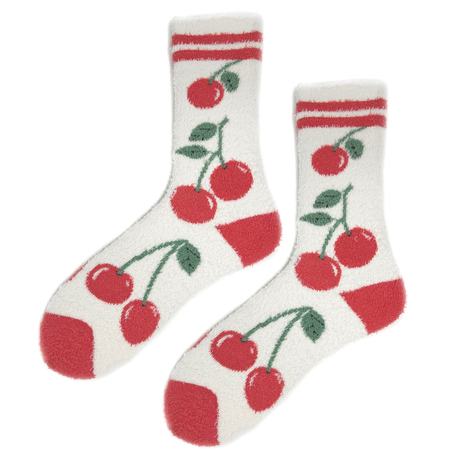 Cherry Love Grip Socks