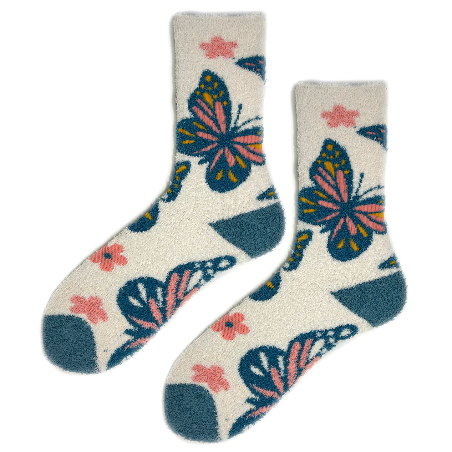 Butterfly Kiss Fuzzy Socks