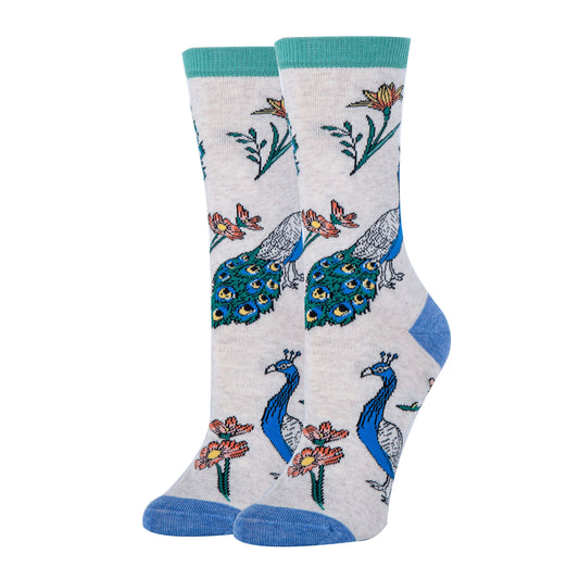 Peacock Bloom Socks