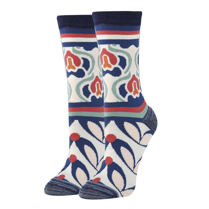 Fleur de Luz Socks Premium Crew Socks- Sock It Up Sock