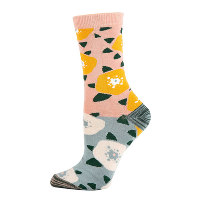 LA Flor Socks Premium Crew Socks- Sock It Up Sock